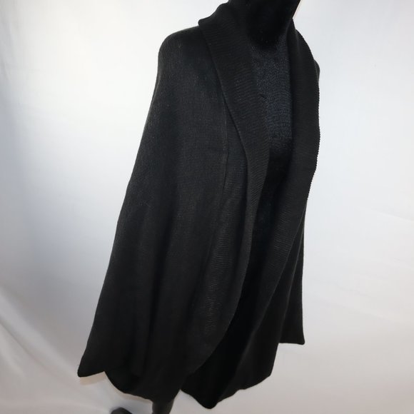Layers by Lizden Marvelush Black Knit Cocoon Cardigan Women's Size XL/1X-NWOT - Picture 3 of 11